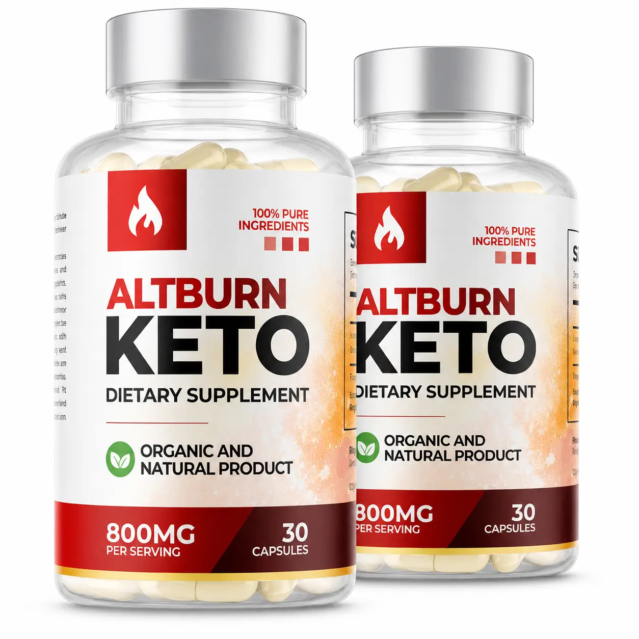Two free AltBurn KETO bottles